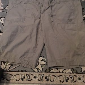 Nike Shorts - Shorts 20 1/2 length buttons ties pockets Nike Shorts - Shorts 20 1/2 length buttons ties pockets